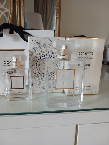 Chanel glass bottles and - glass,